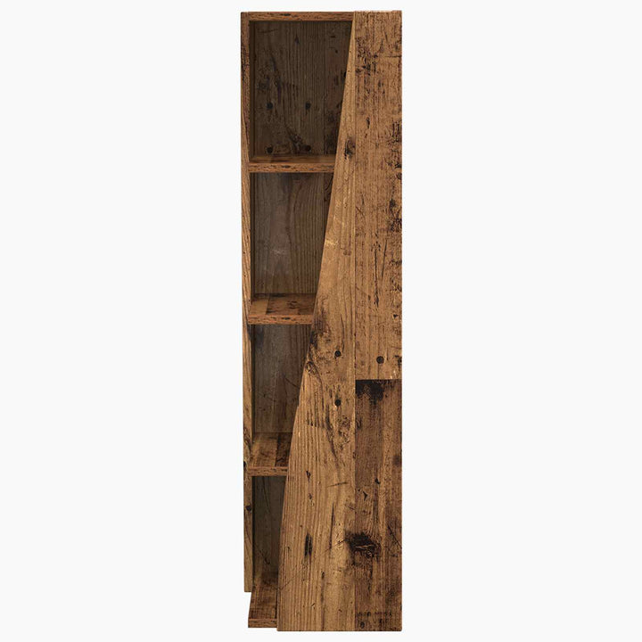 Hjørneskab Gammelt træ 27,5x27x102cm Konstrueret træ