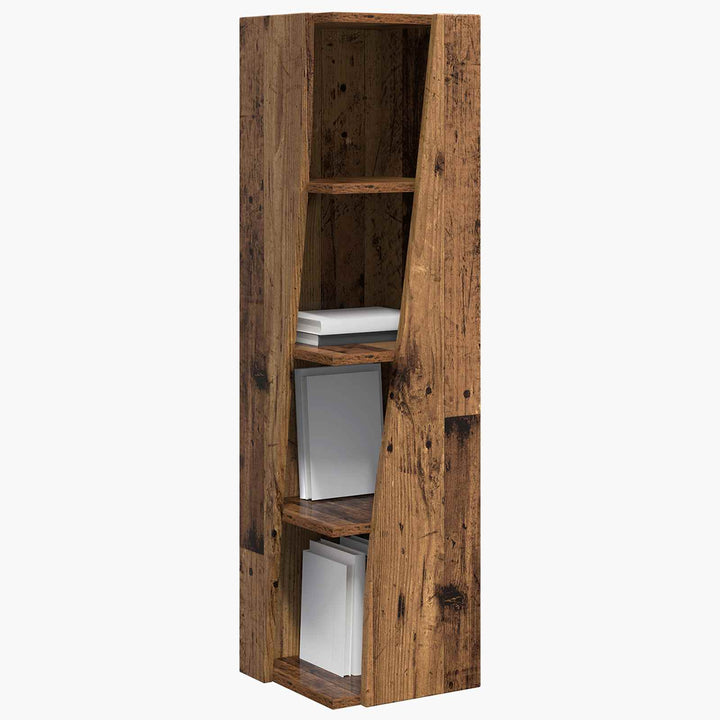 Hjørneskab Gammelt træ 27,5x27x102cm Konstrueret træ