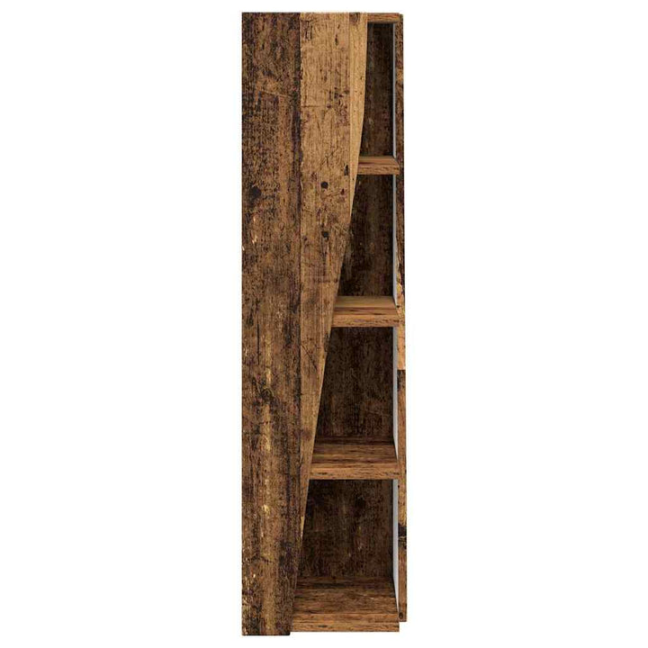 Hjørneskab Gammelt træ 27,5x27x102cm Konstrueret træ