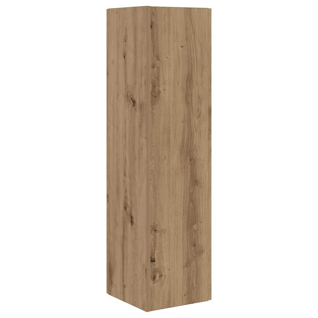 Hjørneskab Artisan Egetræ 27,5x27x102cm Konstrueret træ