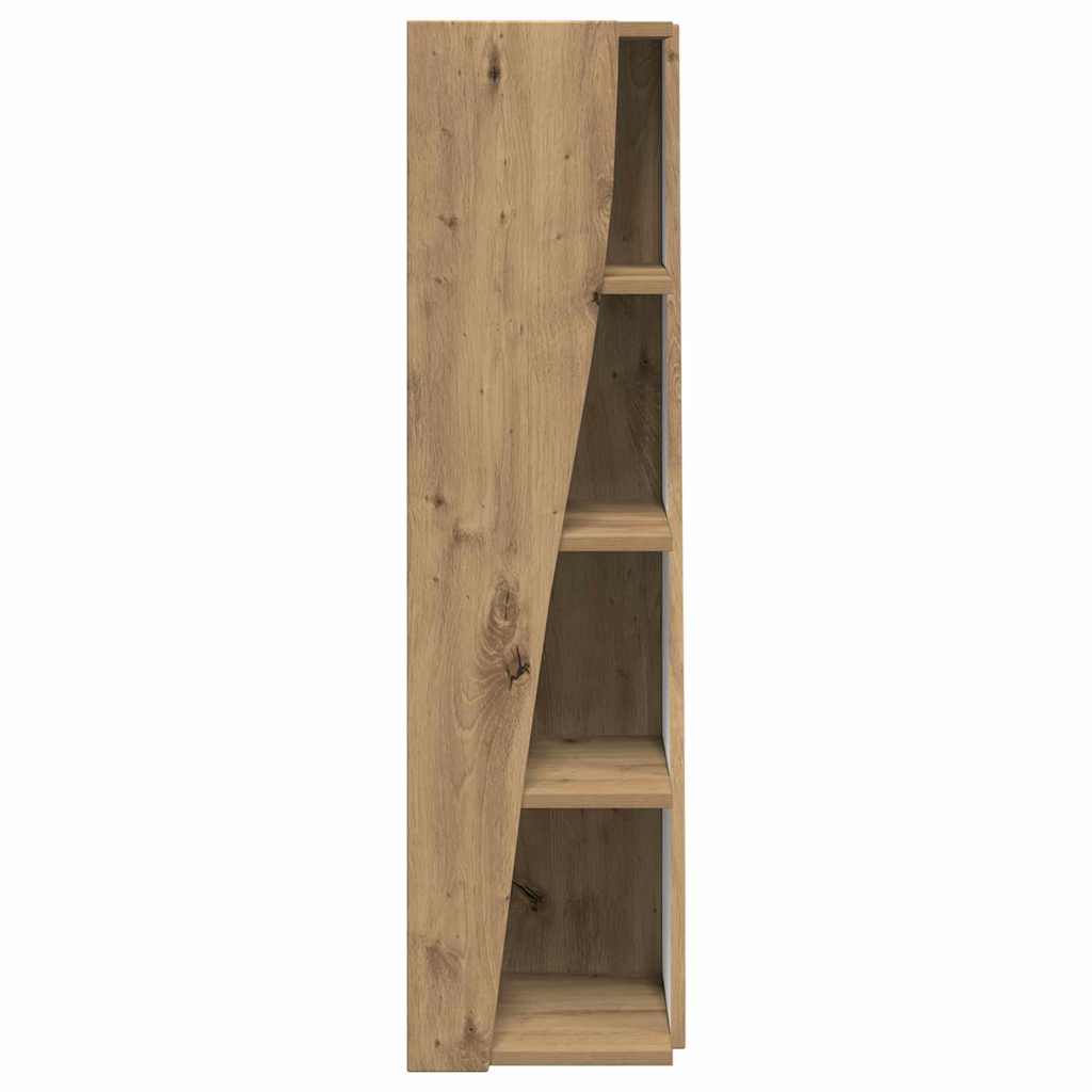 Hjørneskab Artisan Egetræ 27,5x27x102cm Konstrueret træ