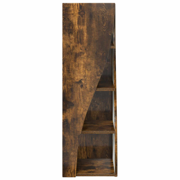 Hjørneskab 32x32x102cm Konstrueret træ Røget eg