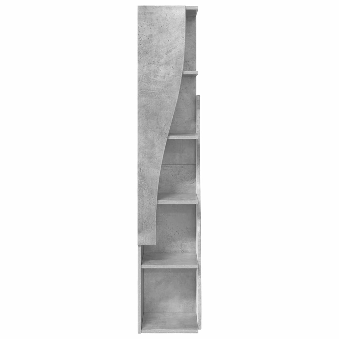 Hjørneskab 27,5x27x140cm Konstrueret træ Beton Grå