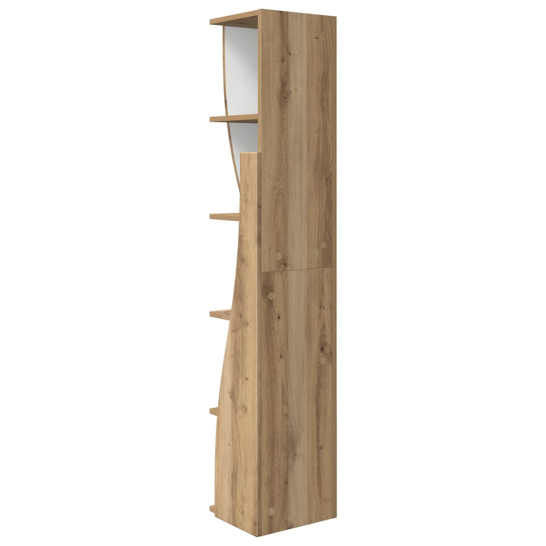 Hjørneskab 27,5x27x140cm Konstrueret træ Artisan Egetræ