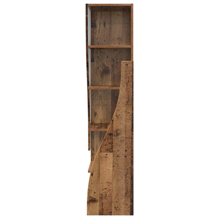 Hjørneskab 32x32x140cm Konstrueret træ Gammelt træ
