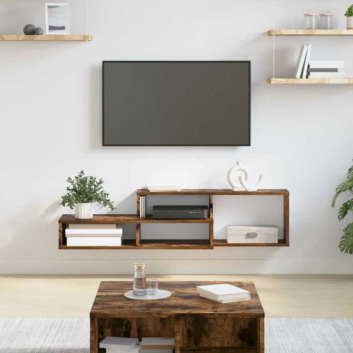 VægbeslagtilTV 120x25x28,5cm Konstrueret træ