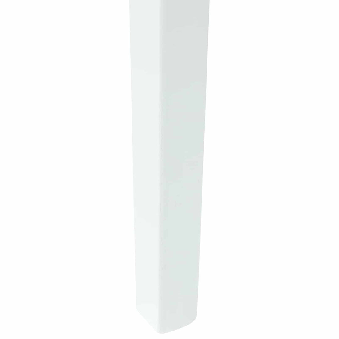 Spisestole 2 pcs Hvid 54 x 57 x 73 cm Massiv Gummitræ