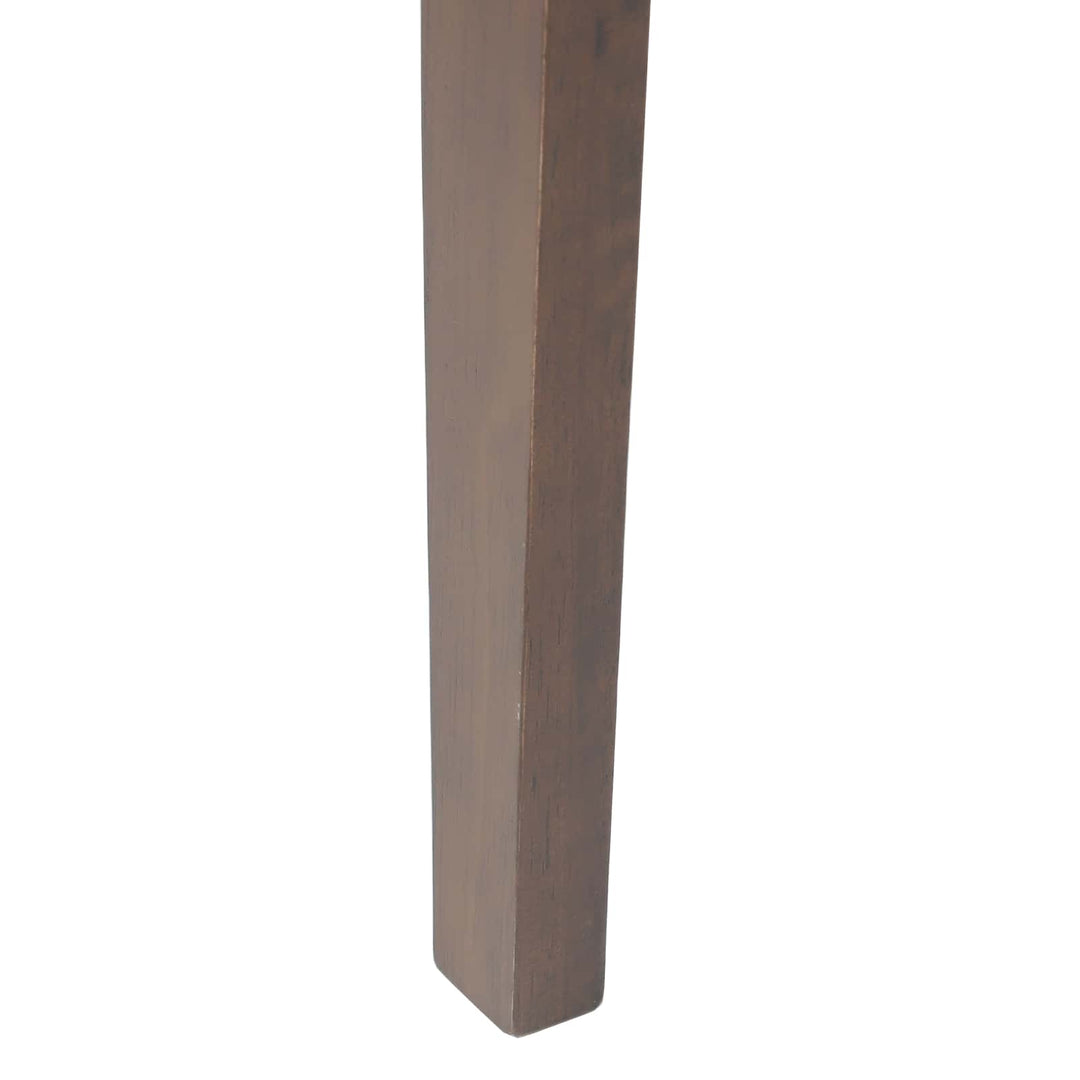 Spisestole 2 pcs Lys Brun 42 x 47,5 x 81 cm Massiv Gummitræ