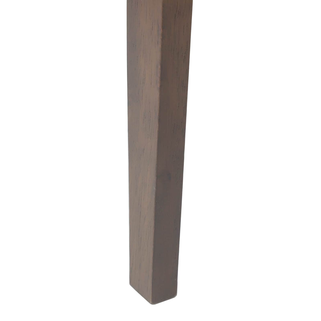 Spisestole 2 pcs Lys Brun 42 x 47,5 x 81 cm Massiv Gummitræ