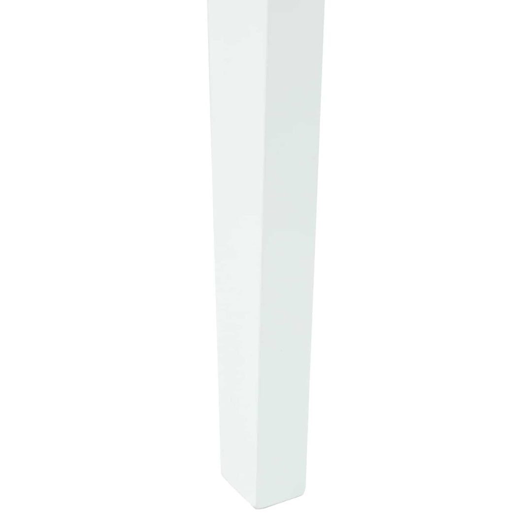 Spisestole 2 pcs Hvid 42 x 47,5 x 81 cm Massiv Gummitræ