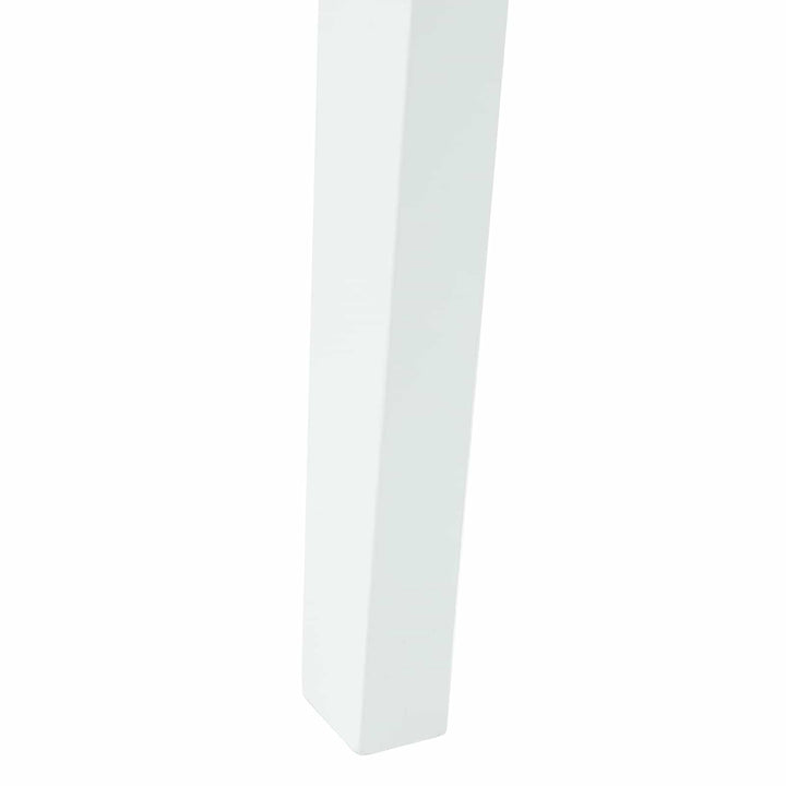 Spisestole 2 pcs Hvid 42 x 47,5 x 81 cm Massiv Gummitræ