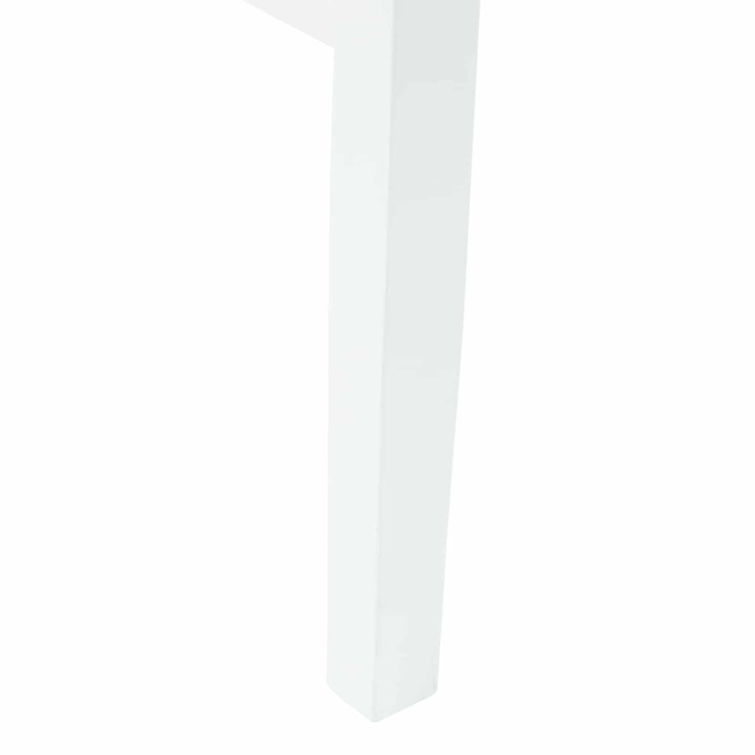 Spisestole 2 pcs Hvid 43 x 54 x 89 cm Massiv Gummitræ