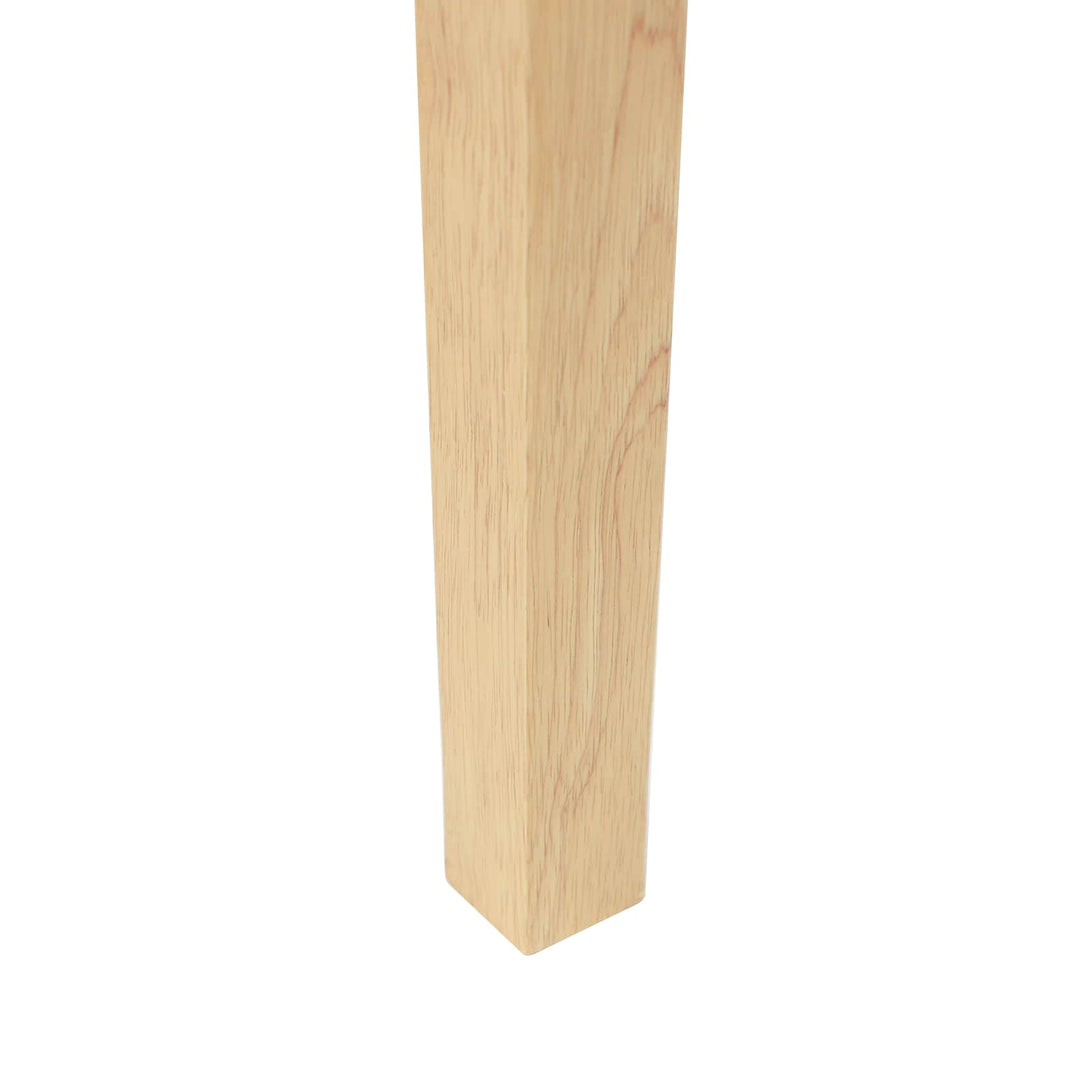 Spisestole 2 pcs Naturfarvet 50 x 52,5 x 91 cm Massiv Gummitræ