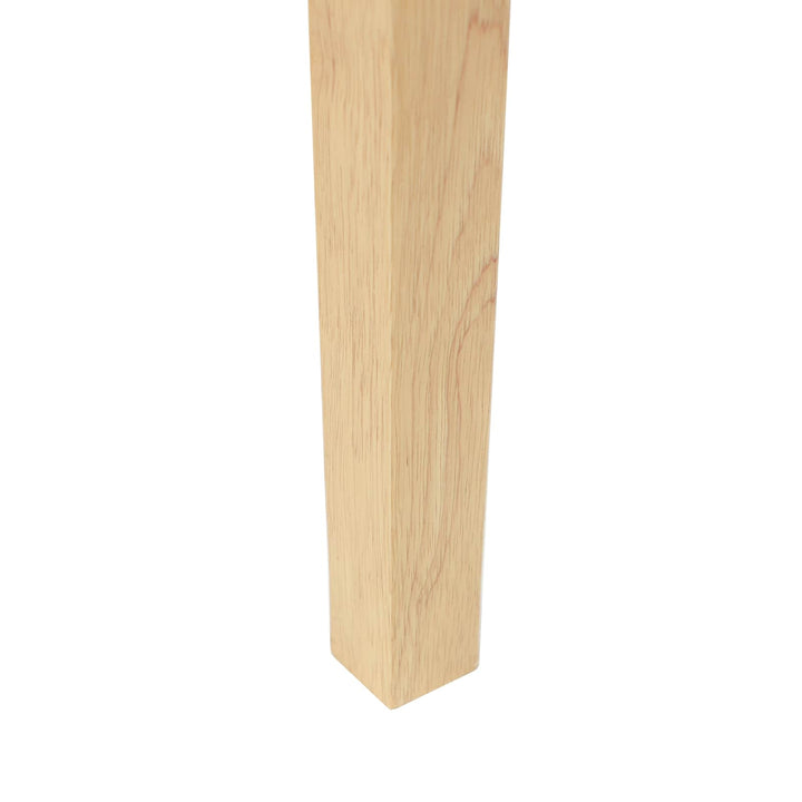 Spisestole 2 pcs Naturfarvet 50 x 52,5 x 91 cm Massiv Gummitræ