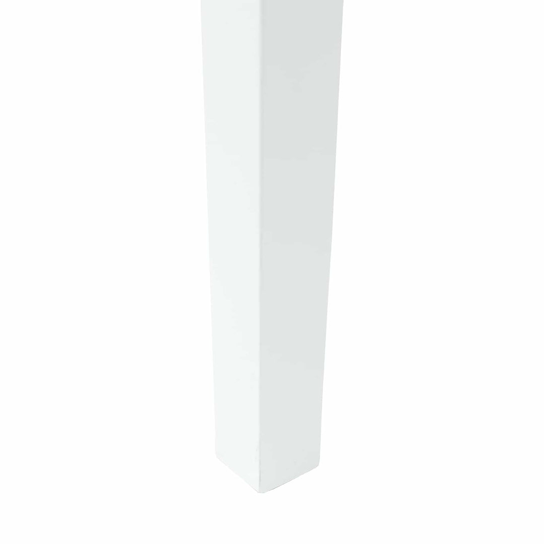 Spisestole 2 pcs Hvid 50 x 52,5 x 91 cm Massiv Gummitræ
