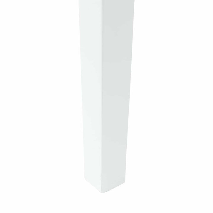 Spisestole 2 pcs Hvid 50 x 52,5 x 91 cm Massiv Gummitræ