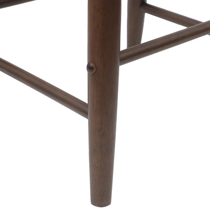 Spisestole 2 pcs Lys Brun 46 x 37 x 63 cm Massiv Gummitræ