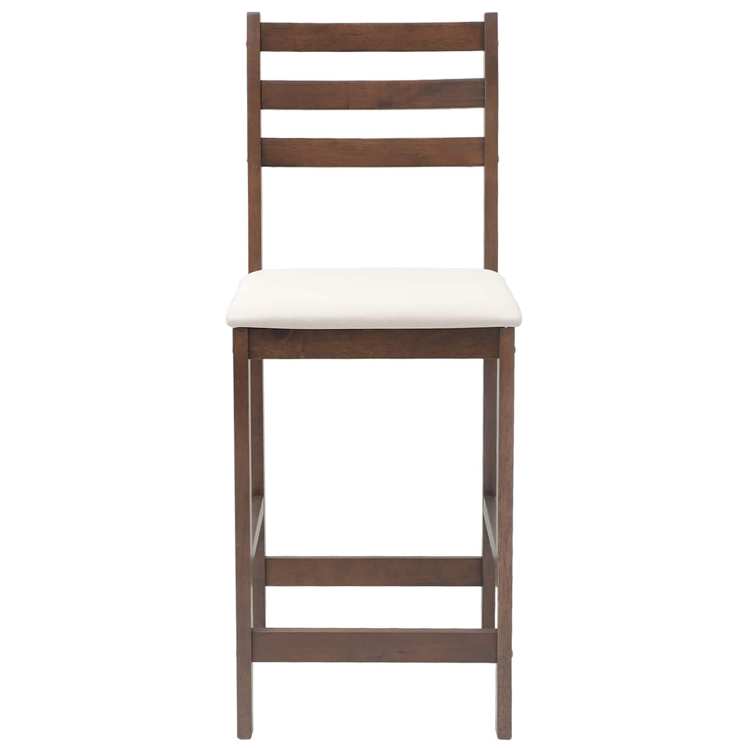 Spisestole 2 pcs Lys Brun 40 x 47,5 x 99,5 cm Massiv Gummitræ