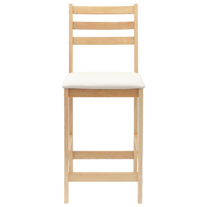 Spisestole 2 pcs Naturfarvet 40 x 47,5 x 99,5 cm
