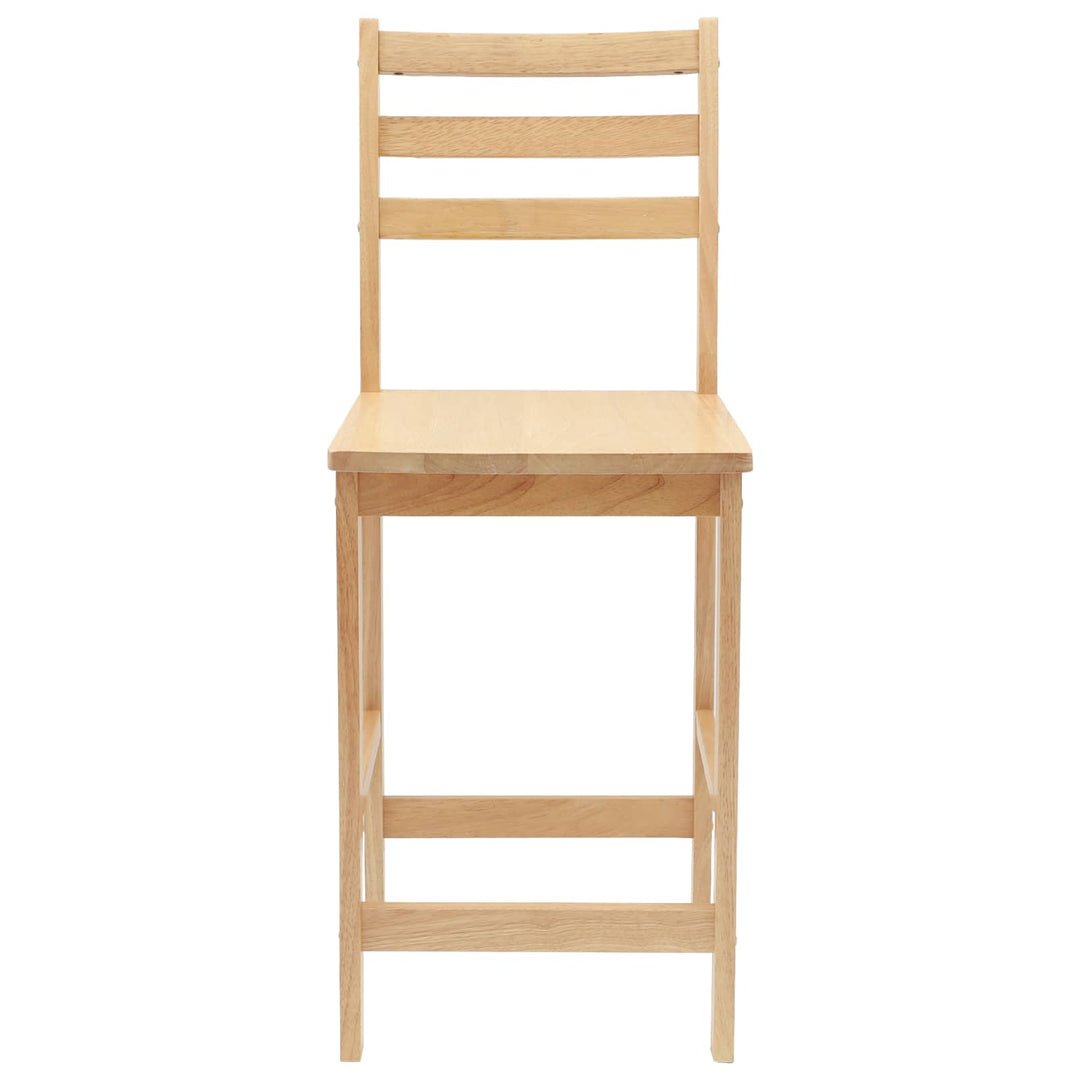 Spisestole 2 pcs Naturfarvet 40 x 47,5 x 99,5 cm