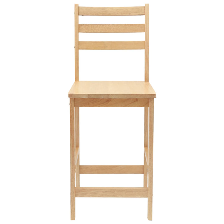 Spisestole 2 pcs Naturfarvet 40 x 47,5 x 99,5 cm