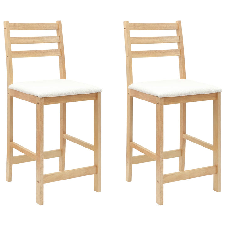 Spisestole 2 pcs Naturfarvet 40 x 47,5 x 99,5 cm