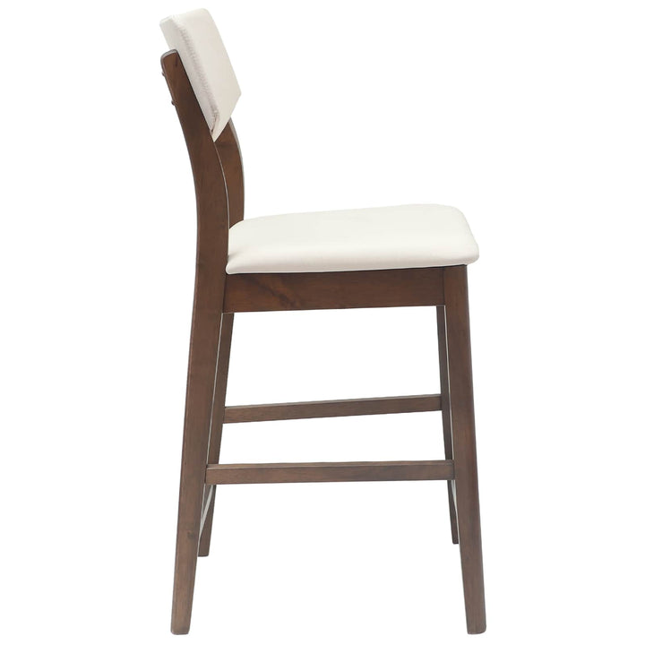 Spisestole 2 pcs Lys Brun 48 x 49 x 95 cm Massiv Gummitræ