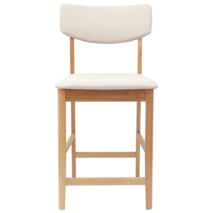 Spisestole 2 pcs Naturfarvet 48 x 49 x 95 cm Massiv Gummitræ
