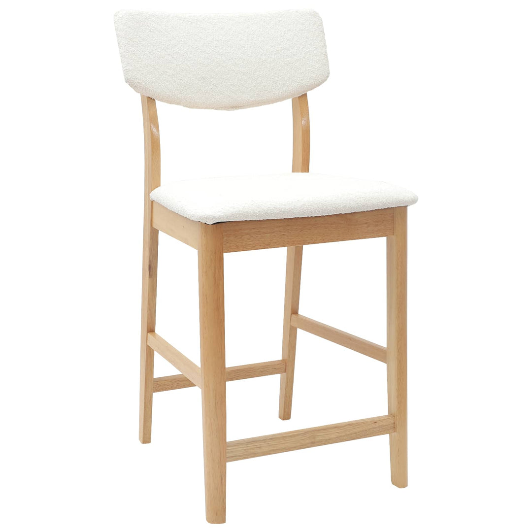 Spisestole 2 pcs Naturfarvet 48 x 49 x 95 cm Massiv Gummitræ