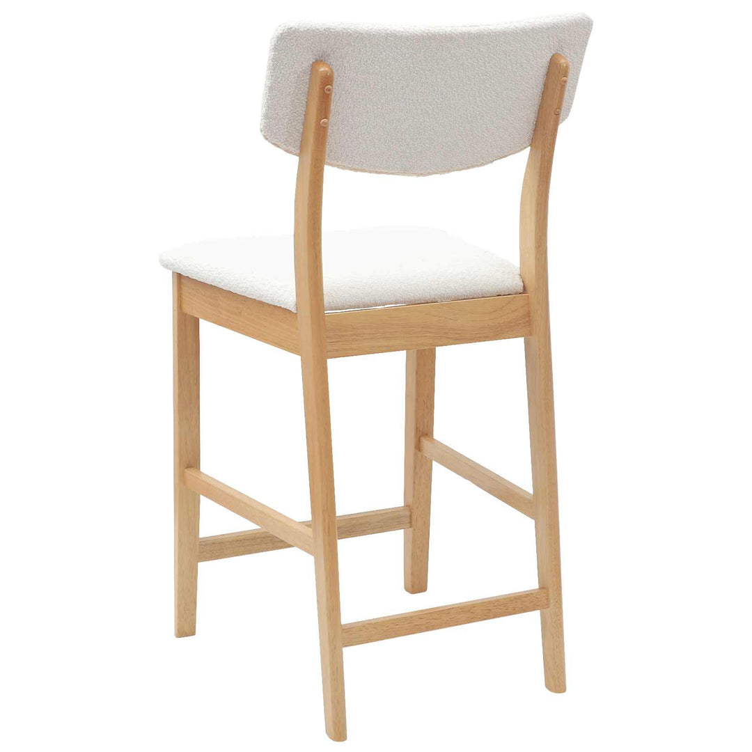 Spisestole 2 pcs Naturfarvet 48 x 49 x 95 cm Massiv Gummitræ