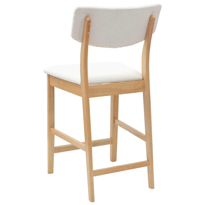 Spisestole 2 pcs Naturfarvet 48 x 49 x 95 cm Massiv Gummitræ