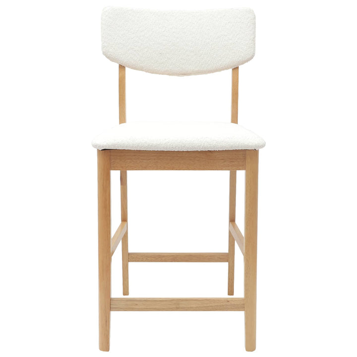 Spisestole 2 pcs Naturfarvet 48 x 49 x 95 cm Massiv Gummitræ