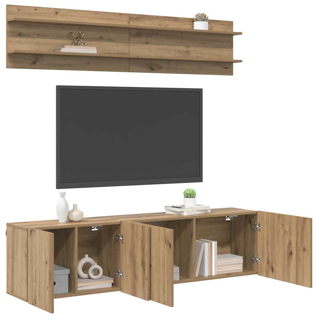 TV Enheder 6 pcs artisan eg Konstrueret træ