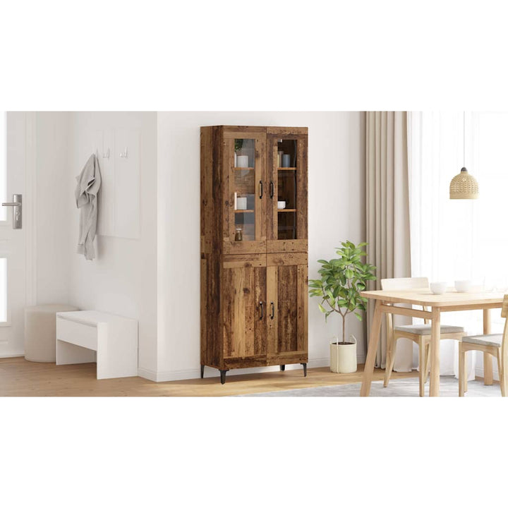 Highboard Gammelt træ 69,5 x 34 x 180 cm Konstrueret træ
