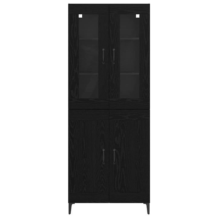 Highboard Sort eg 69,5 x 34 x 180 cm Konstrueret træ