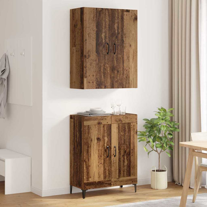 Highboard Gammelt træ 69,5 x 34 x 180 cm Konstrueret træ