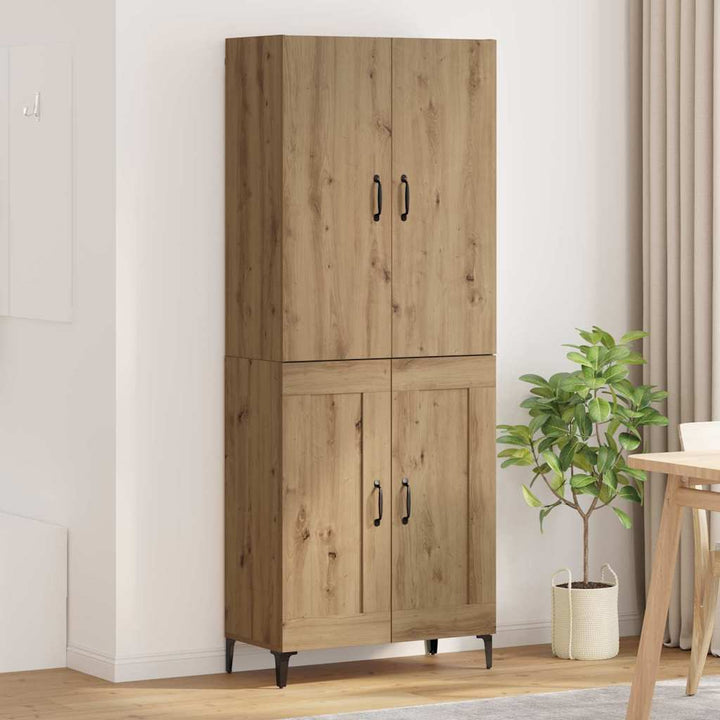 Highboard Artisan Egetræ 69,5 x 34 x 180 cm Konstrueret træ
