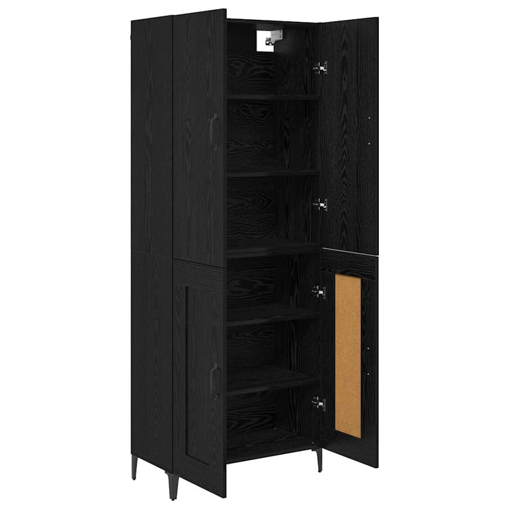 Highboard Sort eg 69,5 x 34 x 180 cm Konstrueret træ