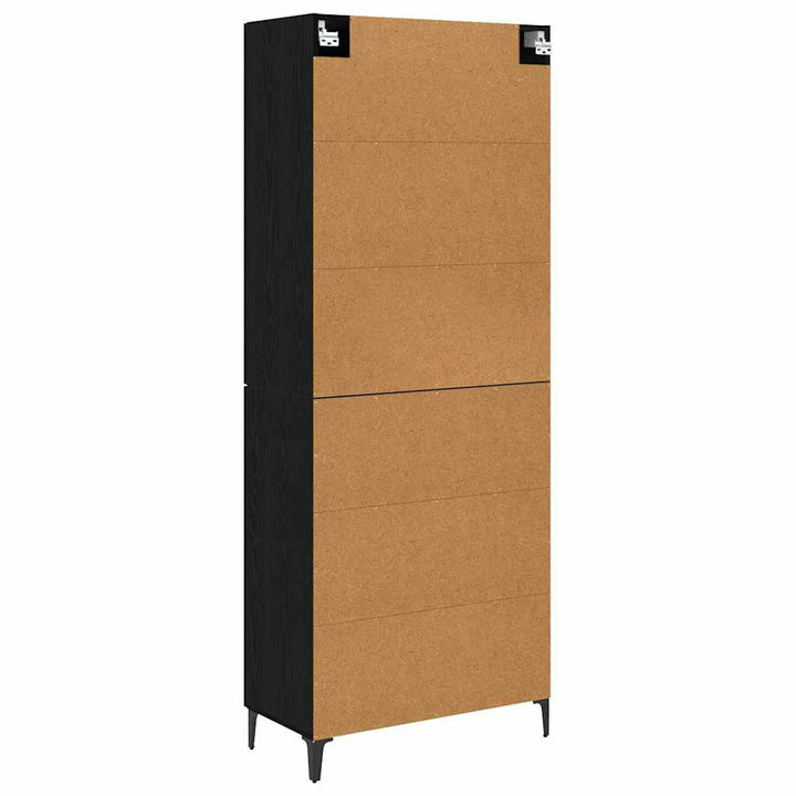Highboard Sort eg 69,5 x 34 x 180 cm Konstrueret træ