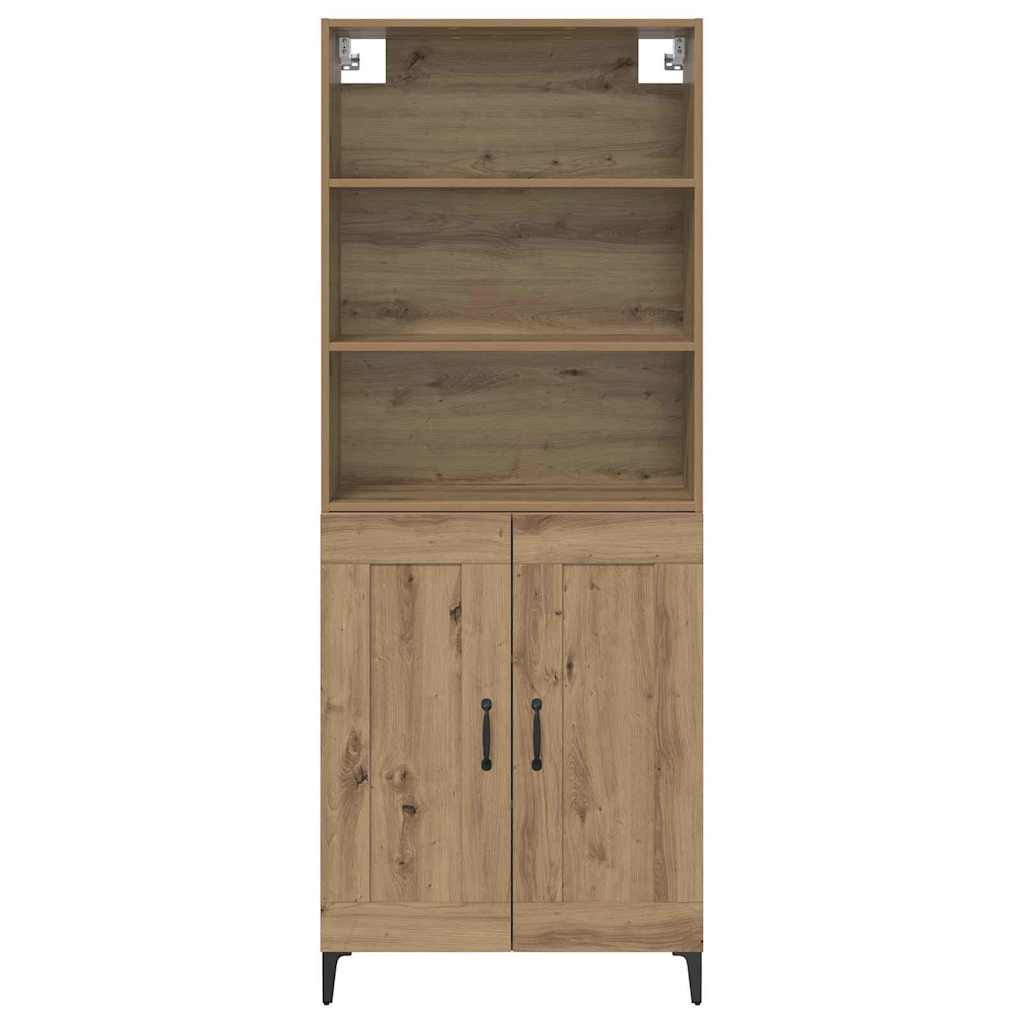 Highboard 2 stk. artisan eg 69,5 x 34 x 180 cm Konstrueret træ