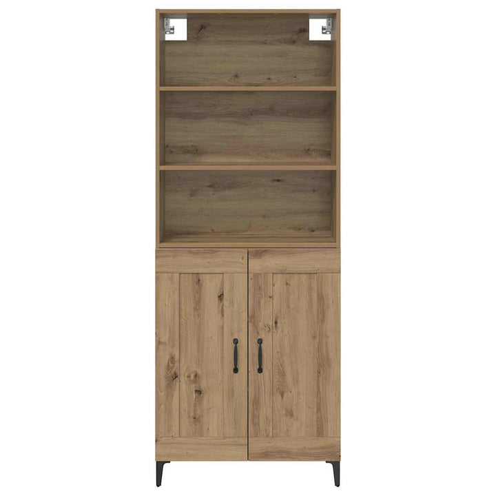 Highboard 2 stk. artisan eg 69,5 x 34 x 180 cm Konstrueret træ