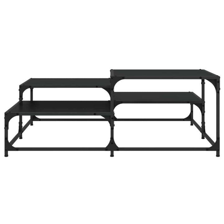 Sofabord Sort eg 107 x 107 x 40 cm Konstrueret træ