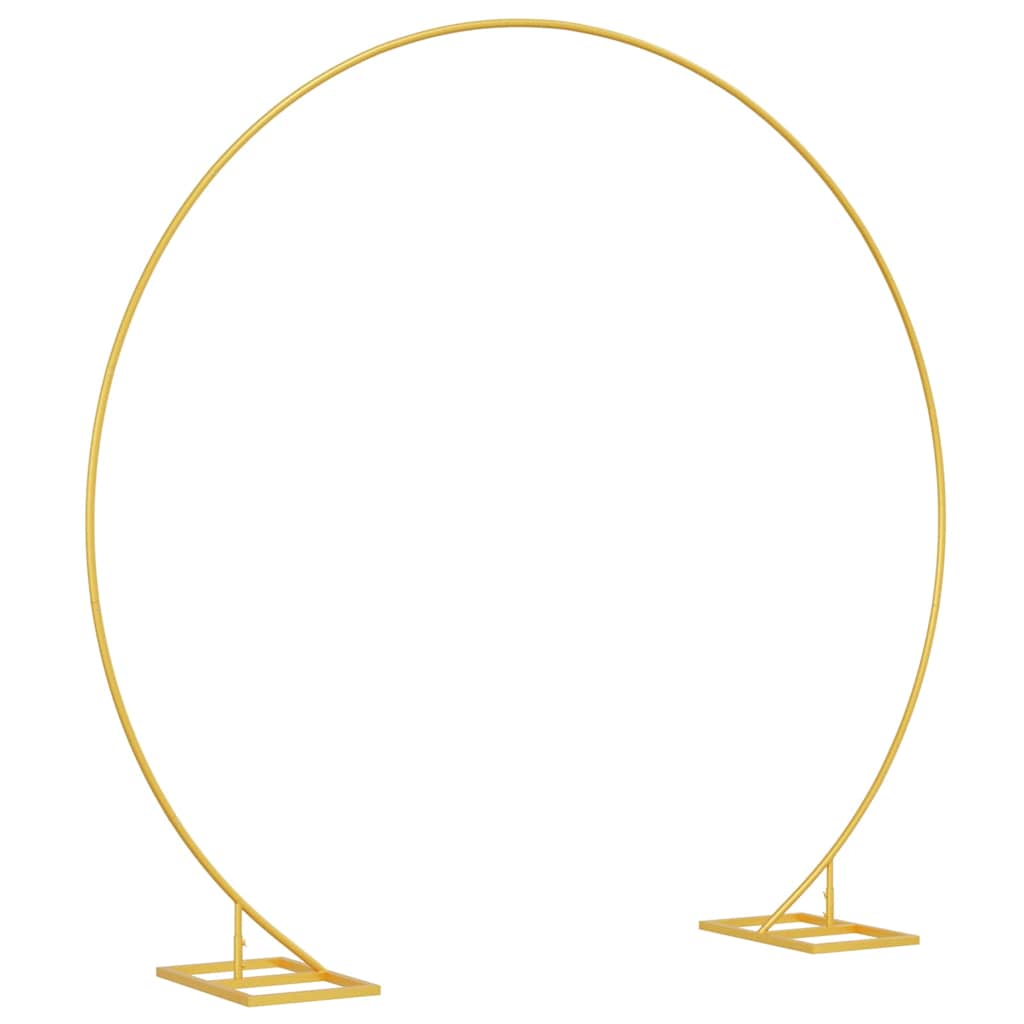 Bryllupsbue Guld 220 x 45 x 200 cm Stål