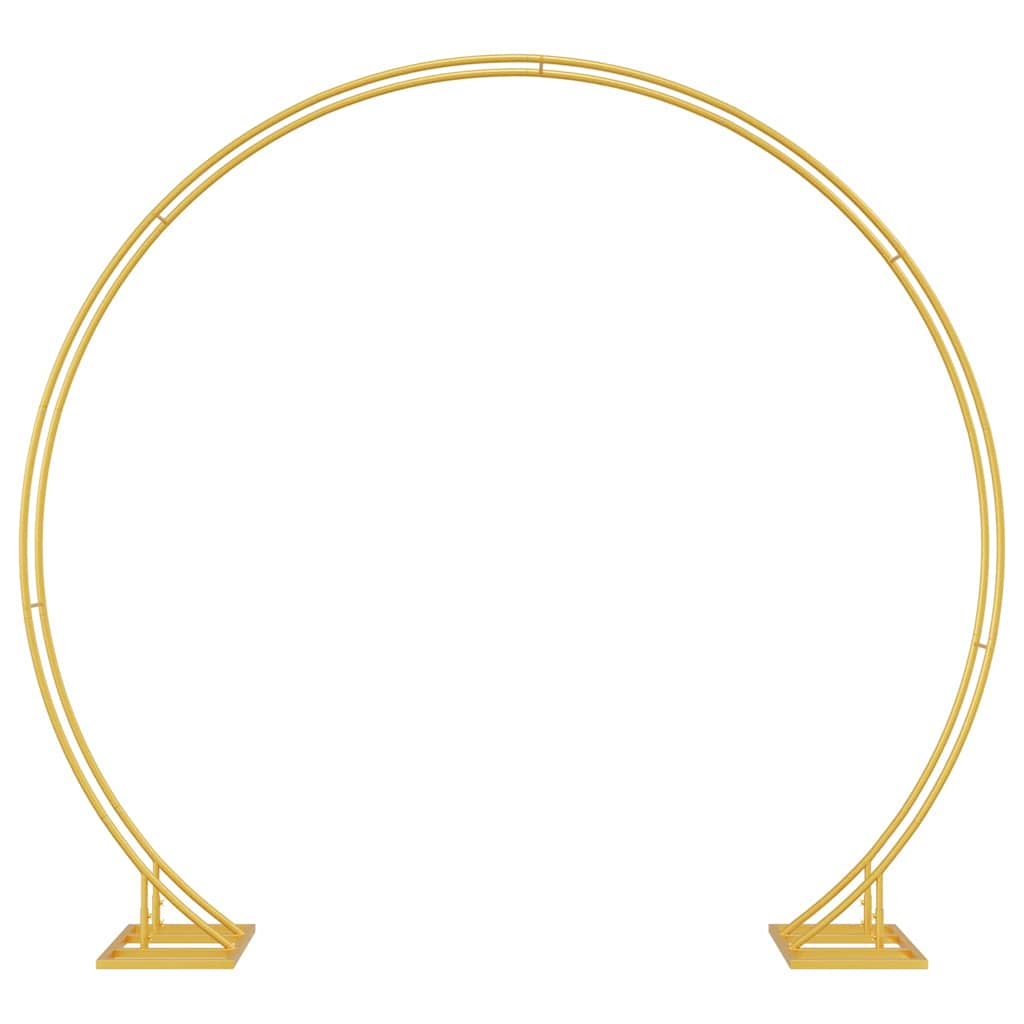 Bryllupsbue Guld 220 x 45 x 200 cm Stål