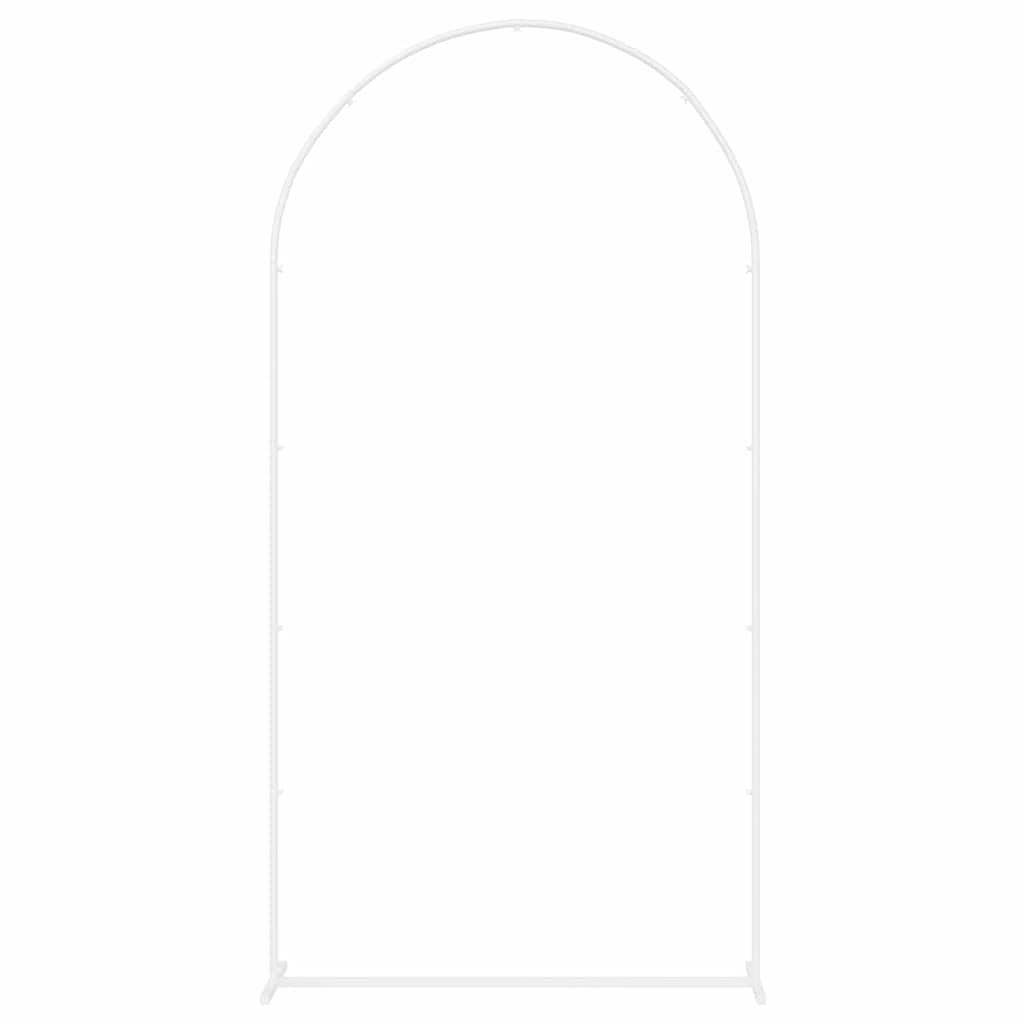 Bryllupsbue Hvid 100 x 39 x 200 cm Stål