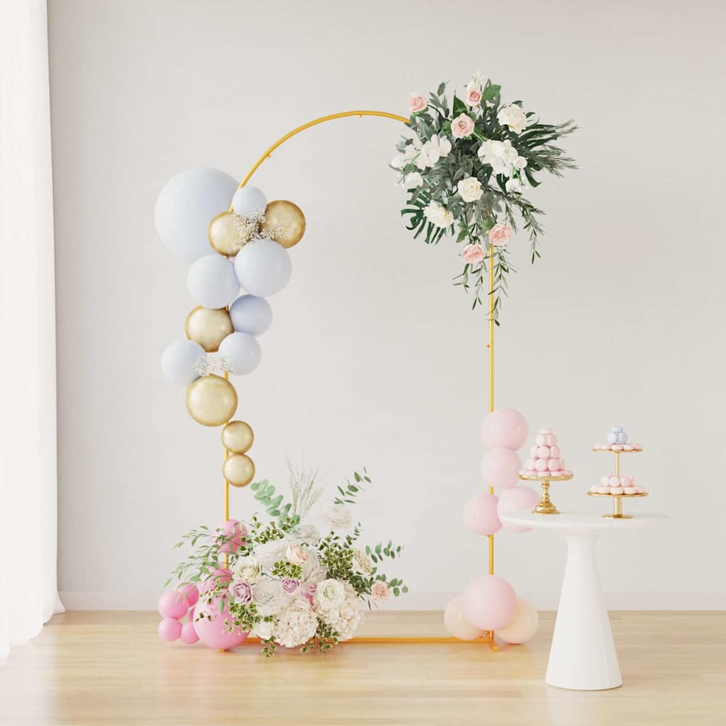 Bryllupsbue Guld 100 x 39 x 200 cm Stål