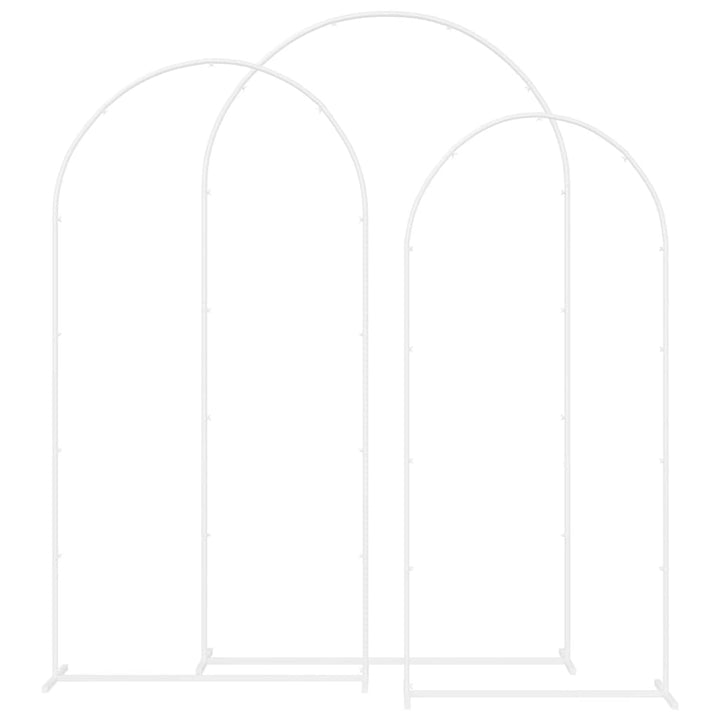 Bryllupsbue 3 pcs Hvid Stål
