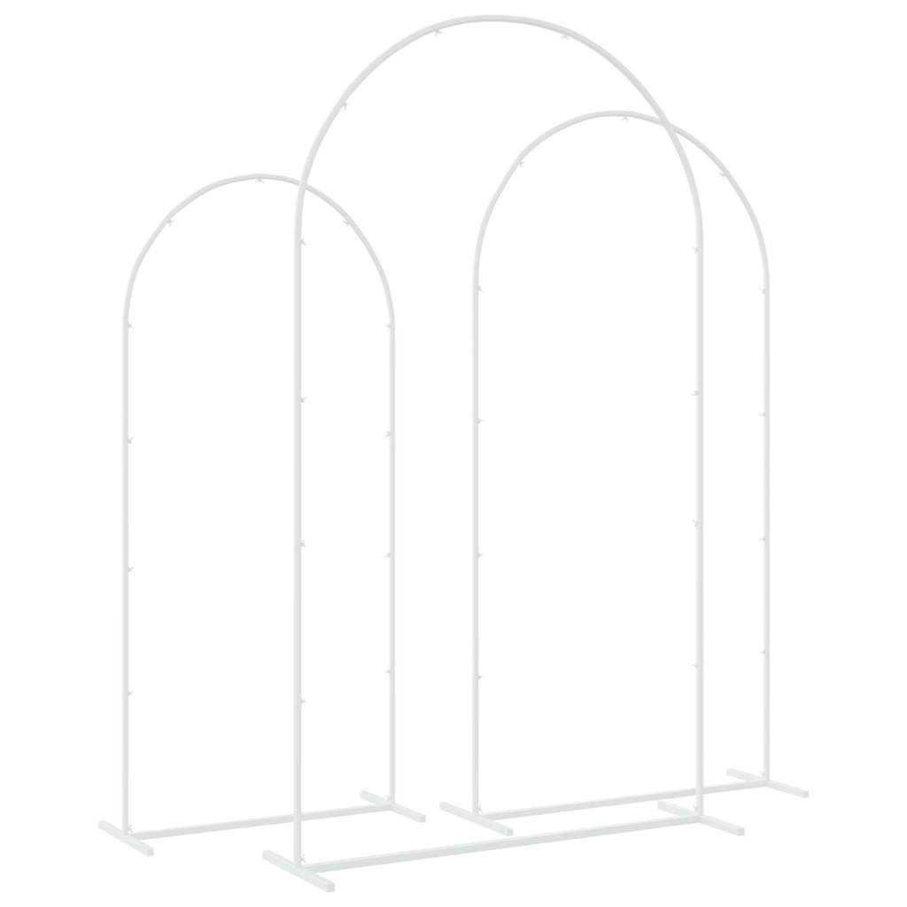 Bryllupsbue 3 pcs Hvid Stål