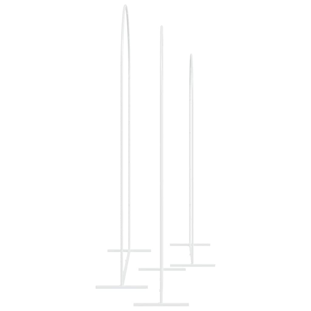 Bryllupsbue 3 pcs Hvid Stål