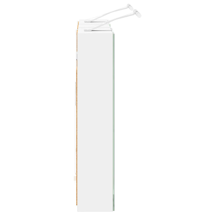 Badeværelsesskabsæt 3 pcs 80 x 10,5 x 50 cm Konstrueret træ